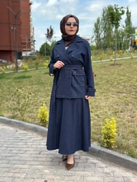 Miss Dalida T26Y2000 Lacivert Denim Çan Etek