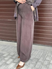 Miss Dalida T26Y7010 Kakao Cupro Cepli Pantolon Etek