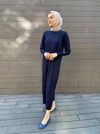 Missa MSELB0001 Lacivert Elbise