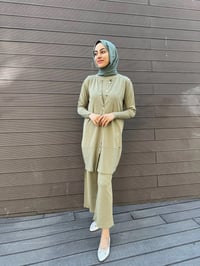 Missa MSTKM0001 Haki Üçlü Rayon Takım