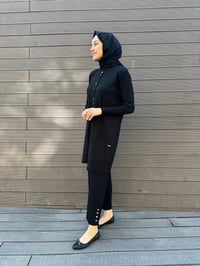 Missa MSTKM0003 Siyah Üçlü Pantolonlu Takım