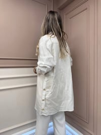 Missemramiss G4845 Ekru Keten Gömlek