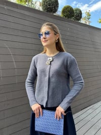 Missemramiss H4573 Antrasit Angora Hırka