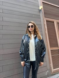 Missemramiss K4654 Lacivert Kapitone İnce Kap