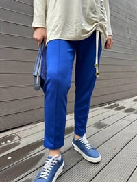 Missemramiss P4622 Saks Nervürlü Pantolon