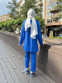 Missemramiss T4471 Saks Parlak Yaka Takım