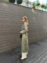 Missemramiss T4551 Haki Rosa Blazer Trençkot