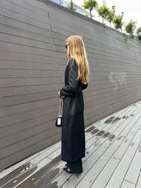 Missemramiss T4551 Siyah Rosa Blazer Trençkot