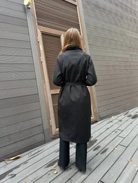 Missemramiss T4552 Siyah Fermuarlı Trençkot