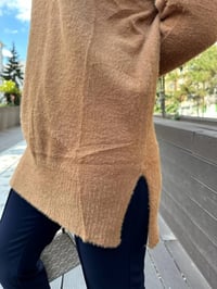 Missemramiss T4572 Camel Maglione Angora Kazak