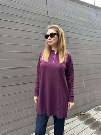 Missemramiss T4587 Mürdüm Live Fermuar Detaylı Triko Kazak