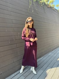 Misswhence 32908 Mürdüm Fermuar Detaylı Pilise Etek