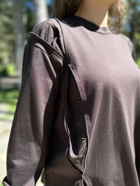 Misswhence 34029 Kahverengi Kısa Tunik