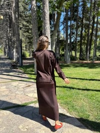 Misswhence 34029 Kahverengi Kısa Tunik