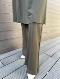 Misswhence 34129 Haki Bol Paça Pantolon