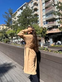 Misswhence 34301 Kayısı Pilise Detaylı Gömlek