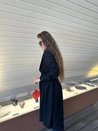 Misswhence 34301 Siyah Pilise Detaylı Gömlek