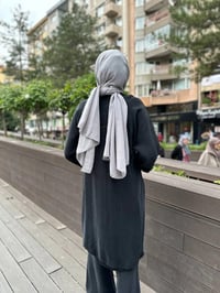 Misswhence 35010 Siyah İpek Tunik