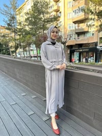 Misswhence 35516 Vizon Arkası Pilise Detaylı Kap