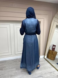 Misswhence 35807 Lacivert Kot Elbise