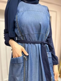 Misswhence 35807 Lacivert Kot Elbise