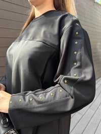 Misswhence 36001 Siyah Kolu Detaylı Tunik