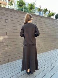 Misswhence 36002 Kahverengi Etek Takım