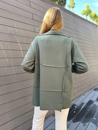 Misswhence 36016 Haki Fermuar Detaylı Triko Tunik