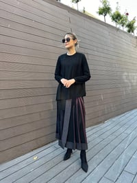 Misswhence 36022 Siyah Etekli İkili Takım