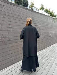 Misswhence 36407 Siyah Mevsimlik Gömlek Kap