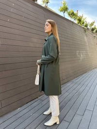 Misswhence 36412 Haki Çıtçıtlı Gömlek Kap