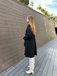 Misswhence 36412 Siyah Çıtçıtlı Gömlek Kap
