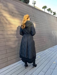 Misswhence 36522 Siyah Fermuar Detaylı Şişme Kaban