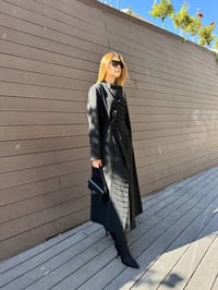 Misswhence 36525 Siyah Nervürlü Kap