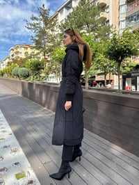 Misswhence 36533 Siyah Şişme Mont