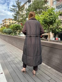 Misswhence 36702 Kahverengi Şişme Yelek