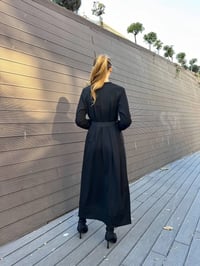 Misswhence 36804 Siyah Patchwork Elbise