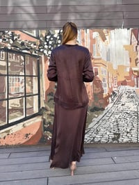 Misswhence 37008 Kahve Tunik Etek Takım