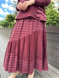 Misswhence 37016 Bordo İpek Etekli Takım
