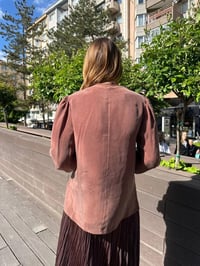 Misswhence 37019 Bakır İpek Kısa Tunik