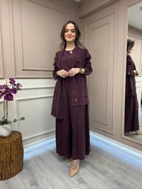Misswhence 37205 Bordo Üçlü Takım