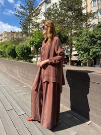 Misswhence 37205 Koyu Kiremit Üçlü Takım