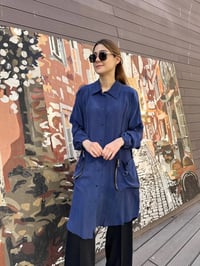 Misswhence 37302 İndigo Gömlek
