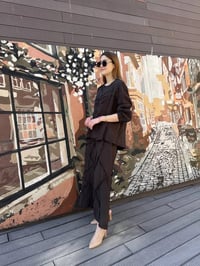Misswhence 37305 Kahverengi Etekli Takım