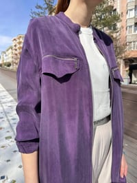 Misswhence 37402 Mor Fermuarlı Ara Boy Kap