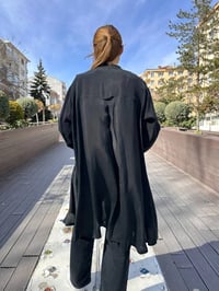 Misswhence 37402 Siyah Fermuarlı Ara Boy Kap