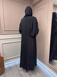 Misswhence 37514 Siyah Desenli Şal Detaylı Kap