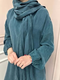 Misswhence 37514 Yeşil Şal Detaylı Kap