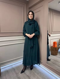 Misswhence 37514 Yeşil Şal Detaylı Kap