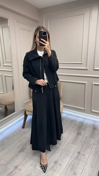 Misswhence 38208 Siyah Etekli Takım